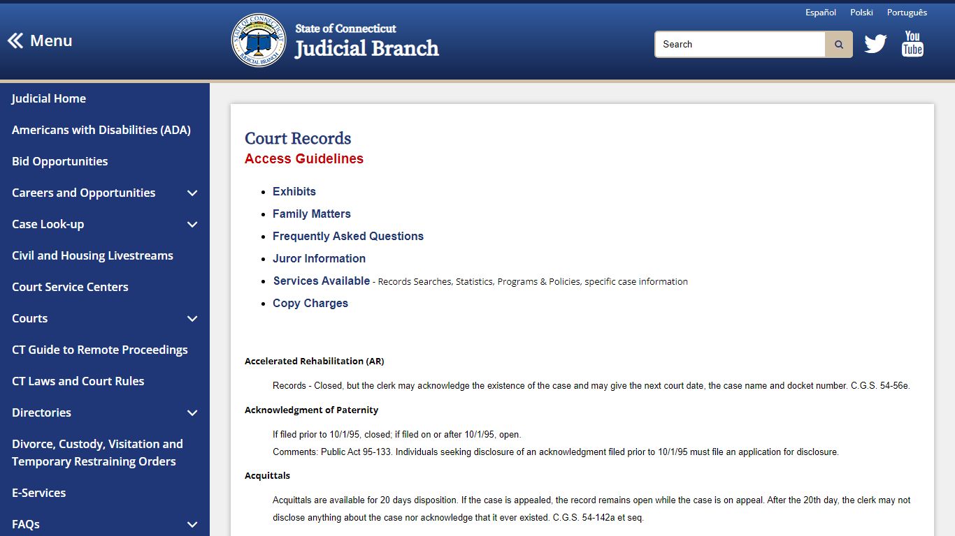 Court Records FAQs - CT Judicial Branch